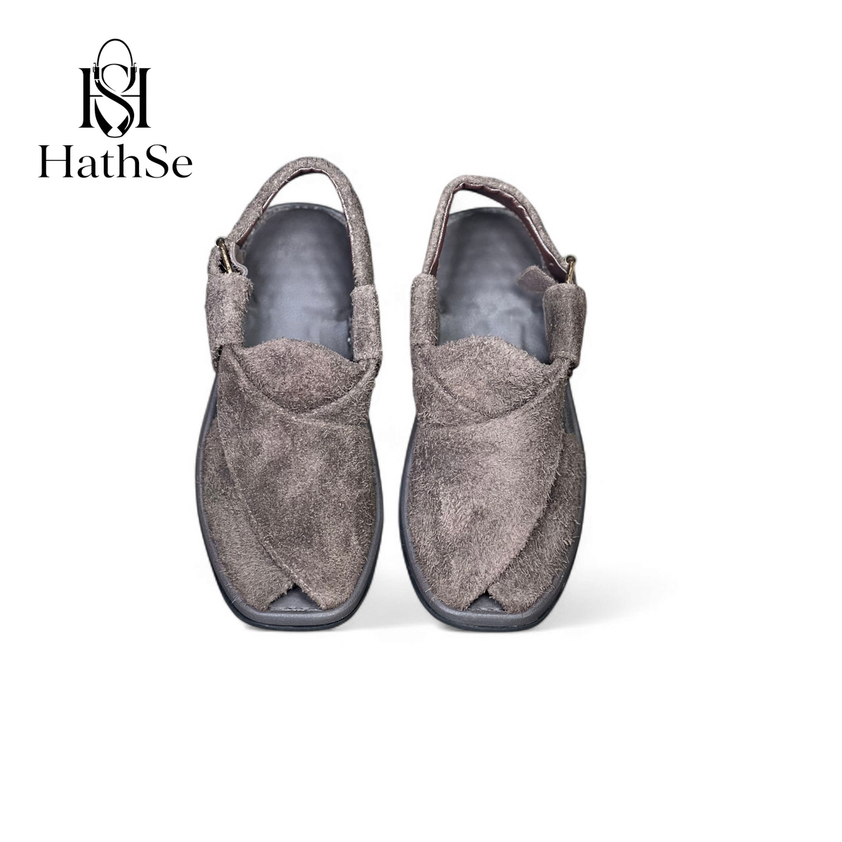 Chocolate Brown Premium Comfort Suede Peshawari Chappal